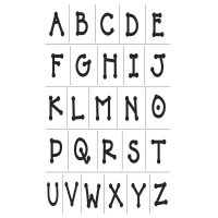 Stempel Buchstaben Silikon ABC - Rayher
