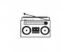 Ministempel - Motivstempel - Radio