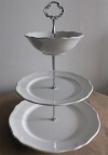 Etagere 3-lagig weiss